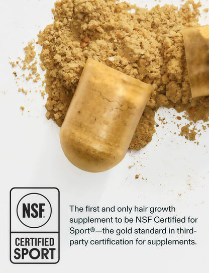 Nutrafol Men's Hair Growth Supplements, Clinically Tested for Visibly Thicker Hair and Scalp Coverage, Dermatologist Recommended - 1 Month Supply